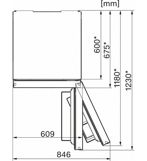 美诺Miele独立式KFN 29283 D edt/cs冰箱无霜